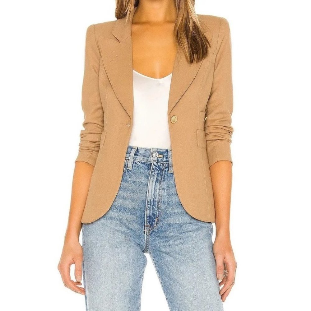 Smythe Classic Duchess Blazer in Camel - Picture 9 of 9